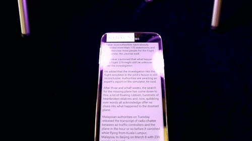 Galaxy S5 Visibility and Adapt Display Demo 2